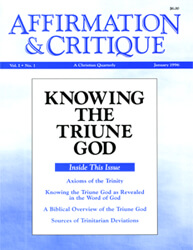 Knowing the Triune God