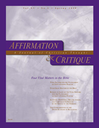 Four Vital Matters in the Bible (cover)